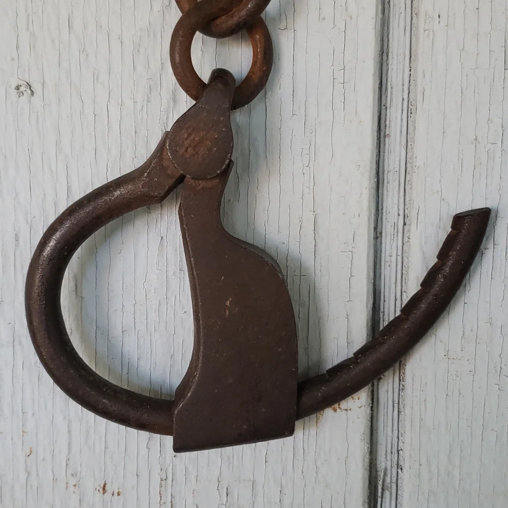 1800s Handcuffs Antique Tower's Double Lock Swivel Link Handcuffs - Picture 6 of 15